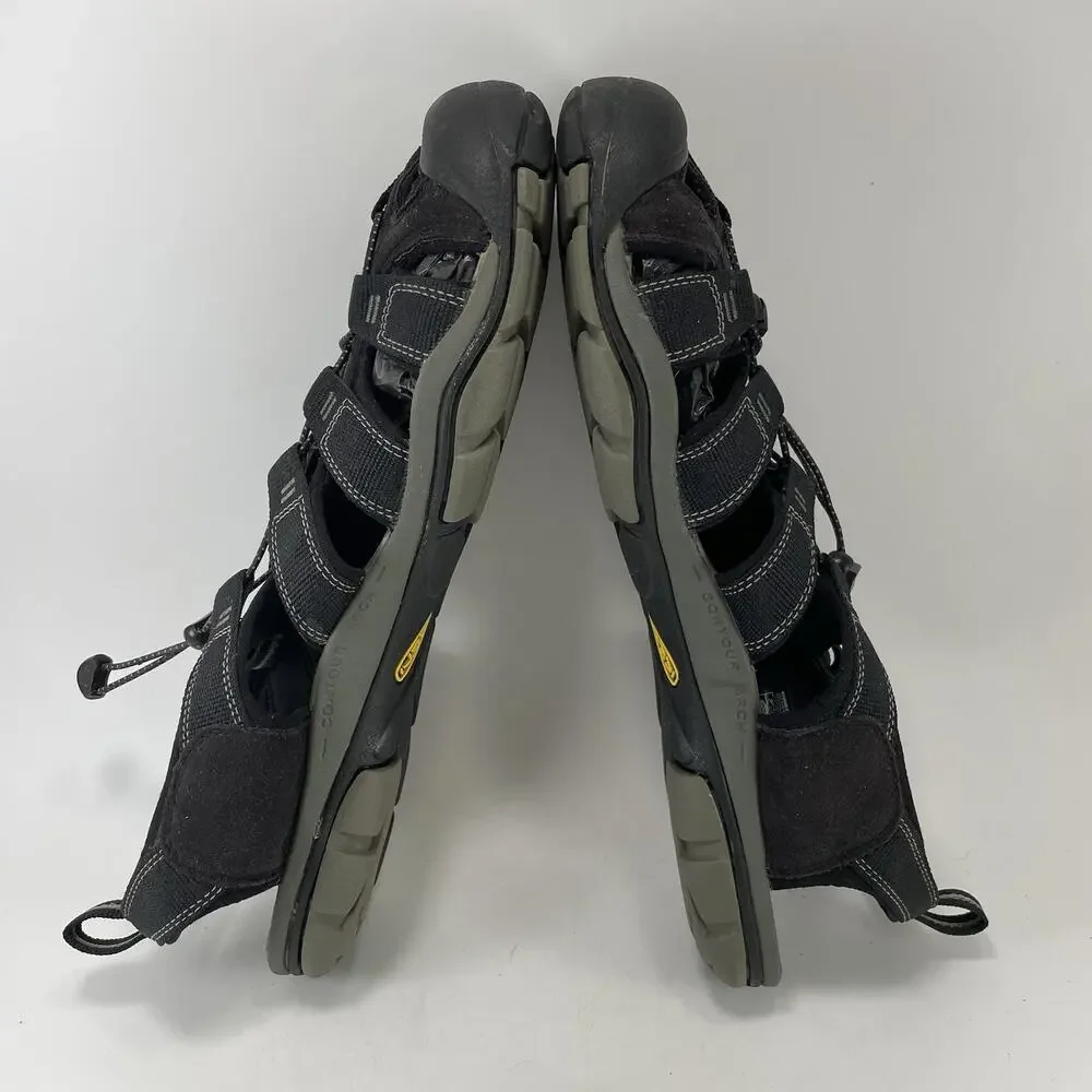 Keen Whisper Black Sandals Mens Size 13 Waterproof Closed Toe Hiking Fisherman